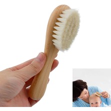 Xspring Bebek Saç Fırçası, Bebekler Için Saç Uzunluğu 2cm Yumuşak Saç Fırçası, Bambudan Yapılmış, 0-