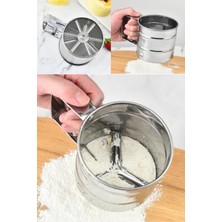 Feyza Design Paslanmaz Çelik Un ve Şeker Eleği, Pratik ve Dayanıklı, Mutfak Gereçleri