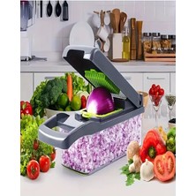 Feyza Design Çok Fonksiyonlu Sebze Doğrayıcı Rende ile Pratik ve Hızlı Hazırlık