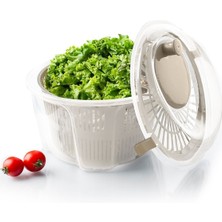 Feyza Design Pratik Salata Kurutucu, Meyve Sebze ve Yeşillikler Için, Cappuccino Renk