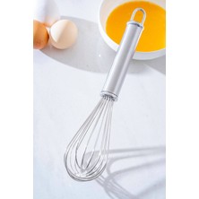 Feyza Design Evero Çelik Çırpıcı 25 cm – Dayanıklı ve Pratik Mutfak Aleti
