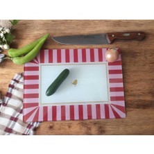 Feyza Design Dayanıklı Temperli Cam Kesme Tahtası 25X35, Şık ve Pratik Kullanım