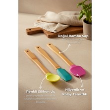 Feyza Design Pratik ve Şık 3'lü Spatula Seti, Mutfakta Kolay Kullanım Sağlar