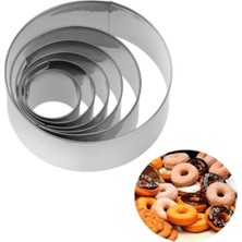 Feyza Design Yuvarlak Kurabiye Kalıbı 6'lı Set, Pratik ve Şık Mutfak Aksesuarı