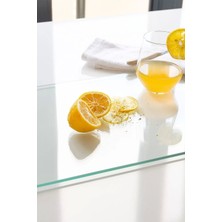 Feyza Design Saydam Cam Kesme ve Sunum Tablası 30X40 Cm, Şık ve Kullanışlı