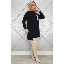 Pys Giyim Kadın Sallantı Aksesuar Detay ve Kombinli Tesettür Tunik