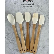 Feyza Design Renkli 5’li Silikon Sıpatula Seti, Dayanıklı ve Pratik Mutfak Gereçleri