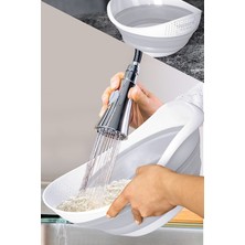 Feyza Design Katlanabilir Pirinç Süzgeç, Akordiyon Tasarım, Pratik Mutfak Aracı