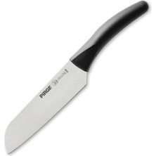 Pirge Deluxe Santoku Bıçağı 18 cm Siyah