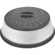 Feyza Design Katlanabilir Akordiyon Süzgeç ve Mikrodalga Fırın Koruma Kapağı