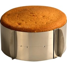 Feyza Design Yuvarlak Ayarlanabilir Kek Kalıbı, Esnek ve Pratik Kullanım