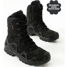 Single Sword Fermuarlı Outdoor Kadın&Erkek Taktik Askeri Bot ve Postal 4 Mevsim SS602 (37/SİYAH)