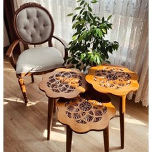 Baysal Ahşap Zarif -Masif Kayın Sehpa