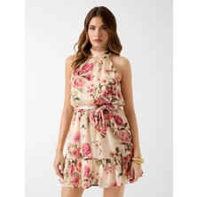 Guess Kolsuz Daniele Kadın Çok Renkli Elbise W6GKAEW2555-PMM9