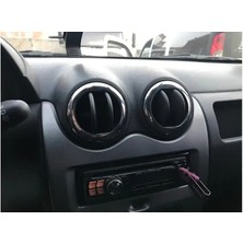 A&G Tuning Dacia Duster 2010-2018 Arası Krom Iç Havalandırma Çerçevesi 4 Parça