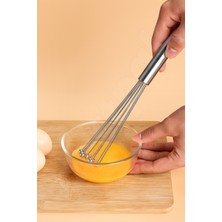 Feyza Design Paslanmaz Çelik Bilyalı Çırpıcı, Dayanıklı ve Ekstra Kaliteli Tasarım