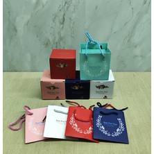 Hediye Bahçesi Romantik Gül Yüzük Kutusu Kare