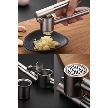 Feyza Design Paslanmaz Çelik Sarımsak Ezici, Pratik ve Dayanıklı Mutfak Gereci