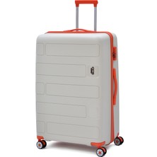 Ççs Polipropilen Kırılmaz Büyük Boy Valiz – Sessiz Tekerlekli, Darbe Dayanıklı Seyahat Bavulu 5236