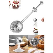 Feyza Design Paslanmaz Çelik Un, Kakao ve Şekeri Eleği, Pratik ve Dayanıklı Tasarım