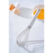 Feyza Design Çelik Çırpıcı 35 Cm, Dayanıklı ve Pratik Mutfak Aksesuarı