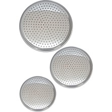 Feyza Design Paslanmaz Çelik Dolma Sarma Altlığı Seti 3'lü, 20-24 Cm, Dayanıklı ve Şık Tasarım