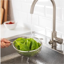 Feyza Design Pratik ve Dayanıklı 20 cm Tel Süzgeç, Mutfakta Kolay Kullanım