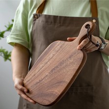 Feyza Design Şık ve Dayanıklı Ahşap Kesme ve Sunum Tahtası, Mutfağınıza Zarafet Katın