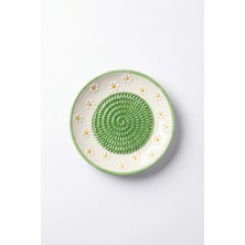 Feyza Design El Yapımı Seramik Rende Tabağı, 13 Cm, Çok Amaçlı Kullanım