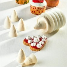 Feyza Design 7 Başlıklı Çok Amaçlı Mutfak Pasta Sıkma Süsleme Seti