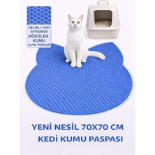 Eva Plus+ & Cateva Yeni Nesil Elekli Kedi Kumu Paspası 70 x 70 Cm.