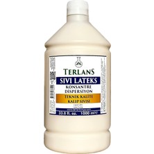 Terlans Sıvı Lateks Konsantre Kalıp Sıvısı 1000 ml Teknik Kalite Liquid Latex