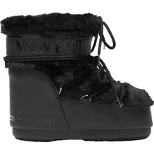 Moon Boot Mb Icon Low Faux Fur Kadın Siyah Kar Botu