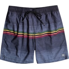 Billabong All Day Htr Stripe Lb Erkek Siyah Volley Short