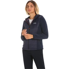 Slam Lacivert Kadın Kapüşonlu Regular Fit Polar Sweatshirt A907002S00_ACT Ws Hood Hybrıd Fleec