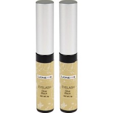 Lionesse Siyah Kirpik Yapıştırıcı 5 gr 2'li Hızlı Etki ve Uzun Süreli Kullanım İçin Özel Formül