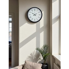 Mcg 36 cm Siyah Asil Roma Rakamlı Duvar Saati