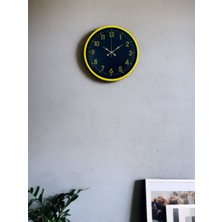 Mcg 36 cm Sarı Standart Duvar Saati