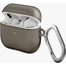 UNIQ Better By Design Airpods Pro 2 (2.nesil)  Uyumlu Kılıf Glase Serisi Cristal Net Görünüm Kablosuz Şarj Destekli