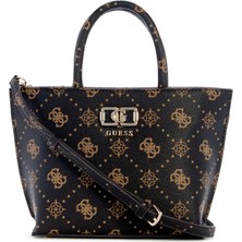 Guess Emelie Logolu Mini Kadın Kahverengi El Çantası HWGP9928750-ESL