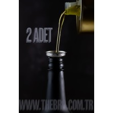 Feyza Design Çiftli Çok Amaçlı Metal Yağdanlık ve Huni Seti, Kullanışlı ve Dayanıklı