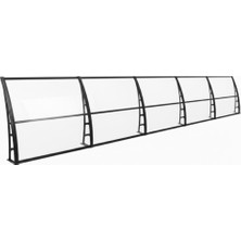 Lupın Kapı Pencere Üstü Pratik Sundurma 105X600 - Şeffaf