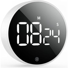 Feyza Design Manyetik LED Dijital Zamanlayıcı, Sesli Geri Sayım, Mini Mutfak Kronometre