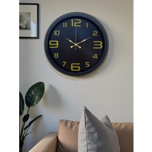 Mcg Prime Black 40 cm Metal Modern Tasarım Duvar Saati