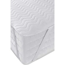 Evony Kapitoneli Sıvı Geçirmez Yatak Koruyucu Alez 150X200 cm Tek Kişilik Köşe Lastikli