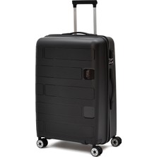 Ççs Polipropilen Kırılmaz Orta Boy Valiz – Sessiz Tekerlekli, Darbe Dayanıklı Seyahat Bavulu 5236