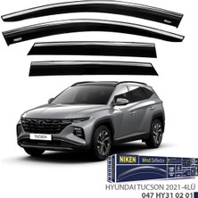 Btl Otomotiv Kromlu Cam Rüzgarlığı Hyundaı Tucson 2021 ve Sonrası ile Uyumlu