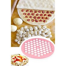 Feyza Design Pratik Küçük Mantı Kalıbı, Hamur Kesme Aparatı, 24 Cm, Kolay Kullanım