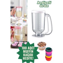 Feyza Design Pratik Ölçekli Hamur Porsiyonlayıcı, Pankek ve Kek Dağıtıcı Aparat