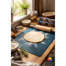 Feyza Design Yumuşak Silikon Hamur Açma Matı, 42X35 Cm, Pratik ve Dayanıklı Kullanım